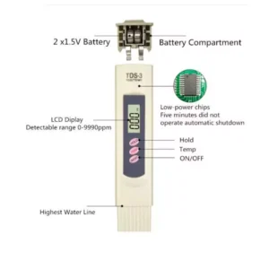سختی سنج آب HM مدلTDS-3 اصل